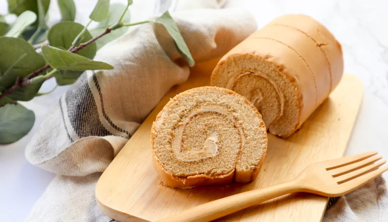 Gâteau roulé à la crème de marrons