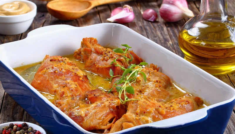 Lapin aux deux moutardes