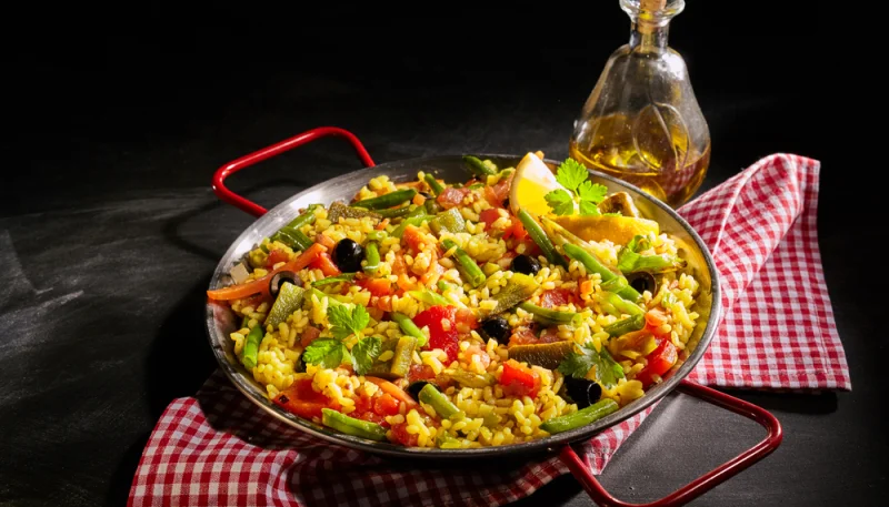 Paella végétarienne