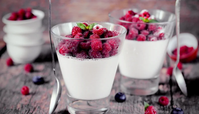 Panna cotta à l'agar agar