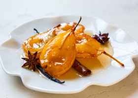 Poires caramélisées au beurre salé