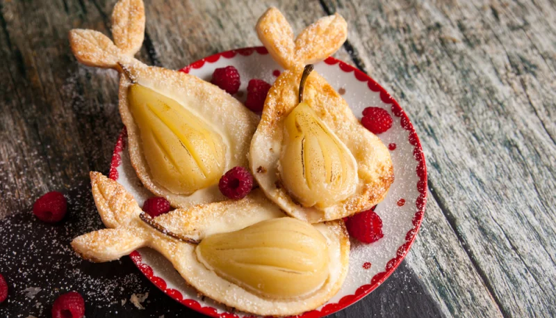 Poires en pâte feuilletée