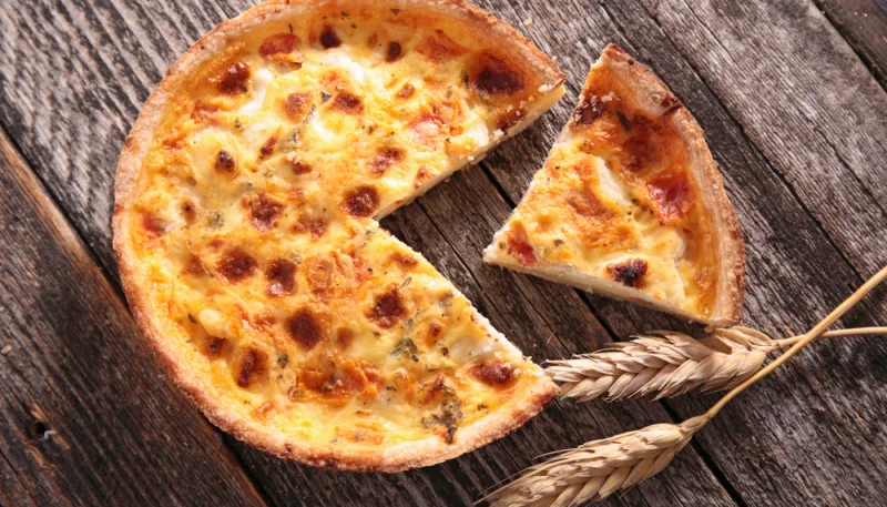 Quiche lorraine au chorizo