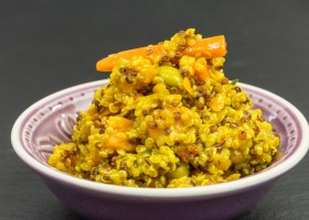 Risotto de quinoa à l'indienne