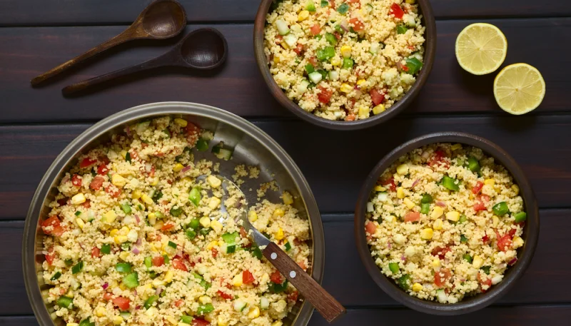 Salade de blé aux légumes