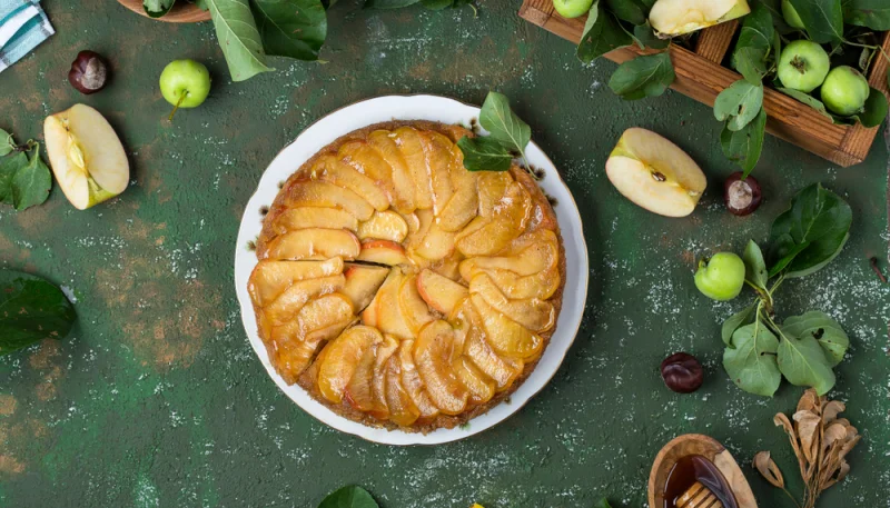 Tarte tatin au miel