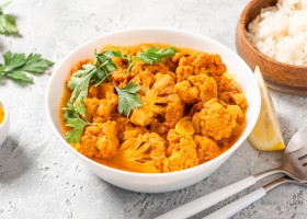 Chou-fleur rôti au curcuma