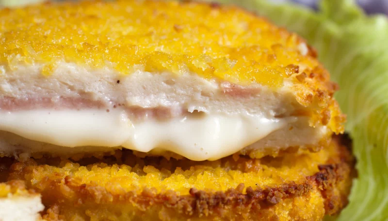 Cordon bleu maison double cheese