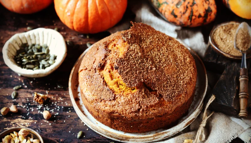 Gâteau de potiron aux épices douces