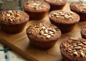 Muffins au potiron et aux pruneaux