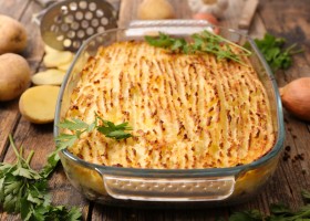 Parmentier de canard aux marrons et cèpes