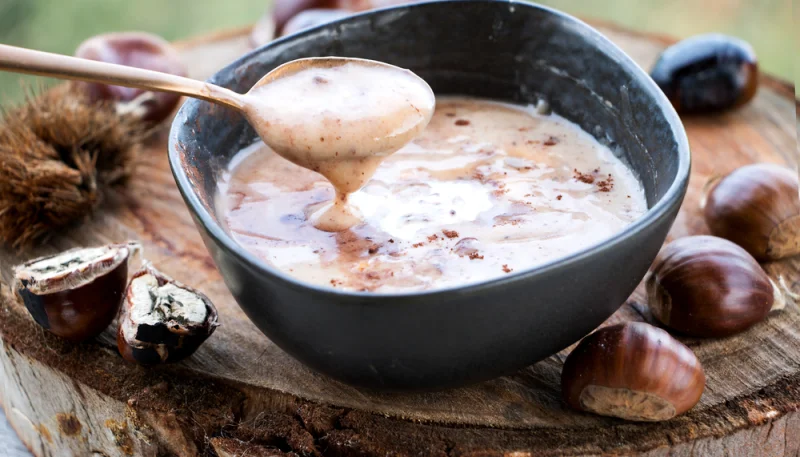 Soupe de châtaignes et céleri-rave