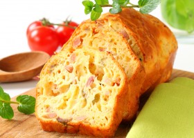 Cake au jambon et fromage