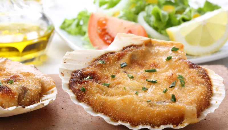 Coquilles Saint-Jacques au four