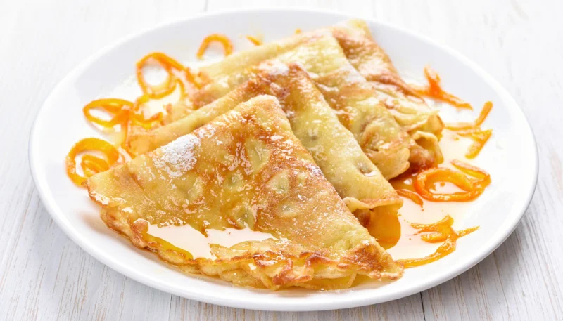 Crêpes à la mandarine