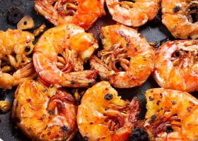 Crevettes marinées