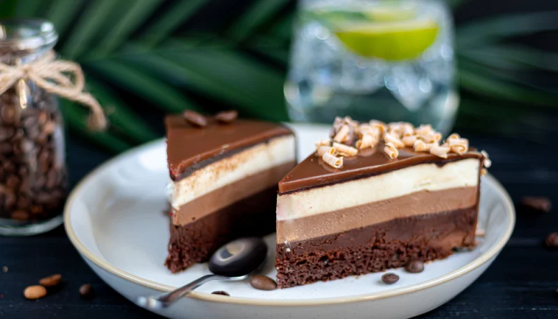 Gâteau aux 3 chocolats