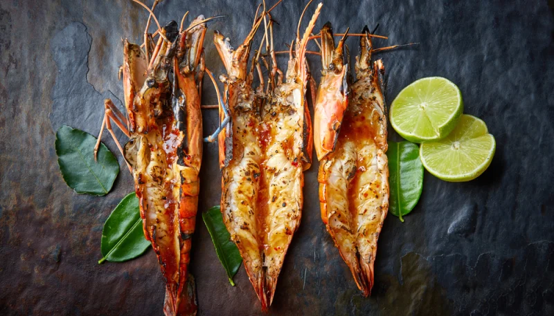 Langoustines au four