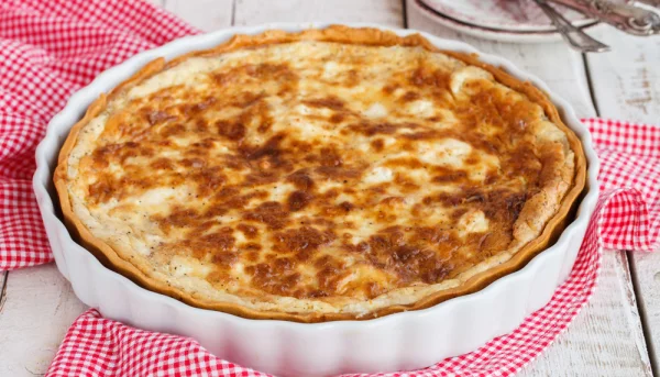 Quiche soufflée au fromage