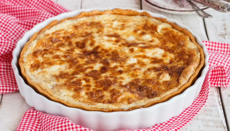 Quiche soufflée au fromage