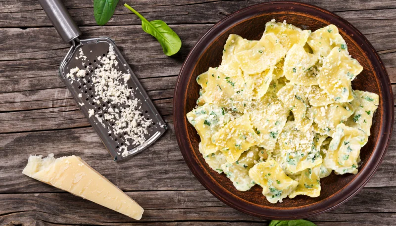 Ravioles maison au comté