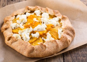 Tarte rustique à la courge butternut et feta