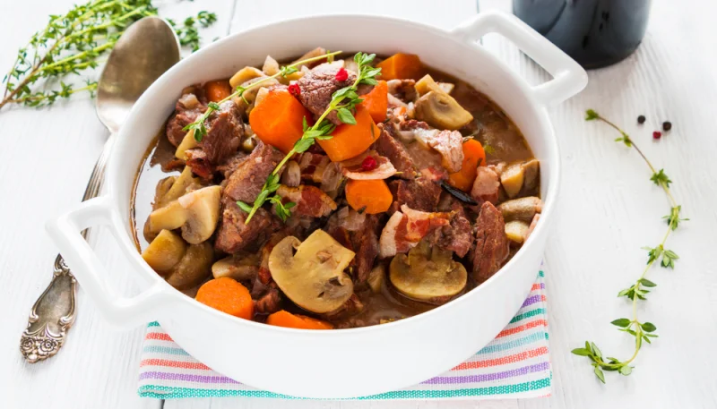 Bœuf bourguignon sans vin