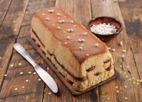 Bûche tiramisu de Noël