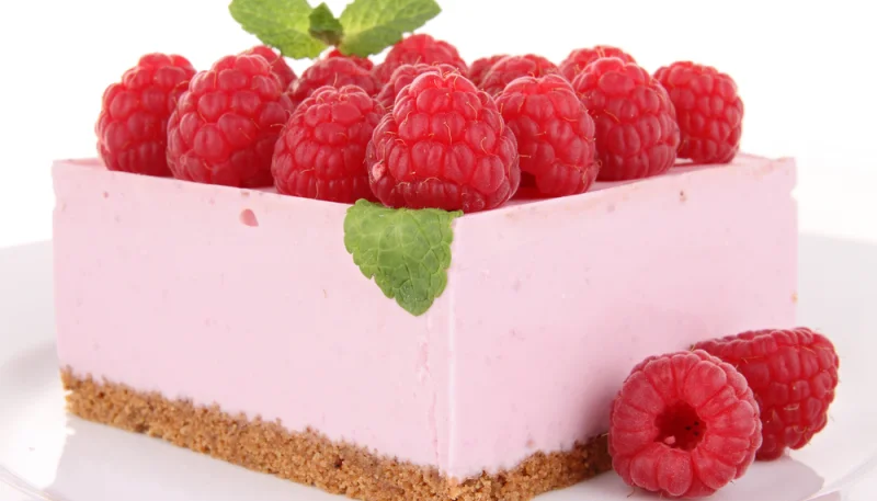 Entremets à la framboise