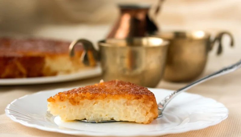 Gâteau de riz au caramel