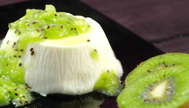 Panna cotta aux kiwis
