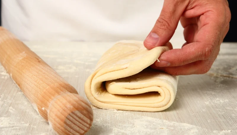 Pâte feuilletée inversée