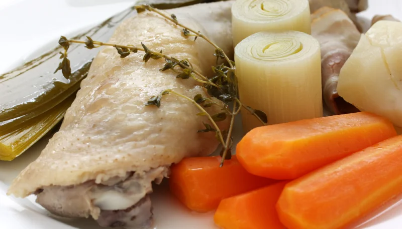 Pot-au-feu au poulet