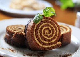 Brioche roulée poire chocolat