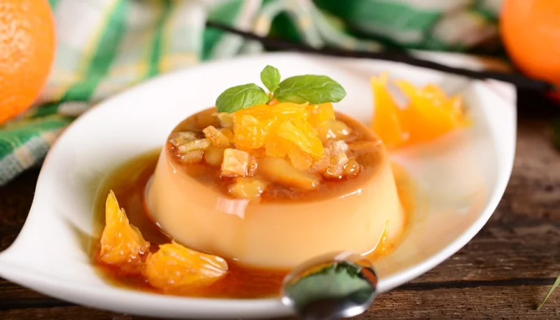 Flan aux clémentines