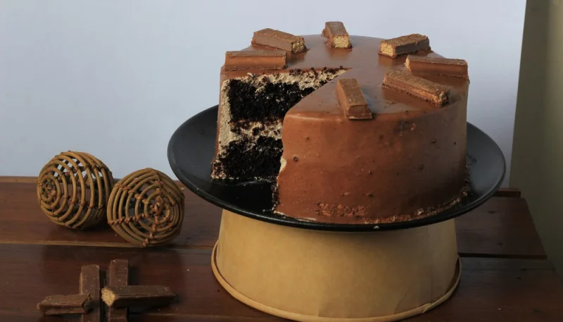 Glaçage chocolat au sucre glace