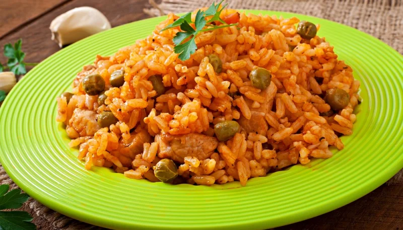 Riz au poulet et au curry