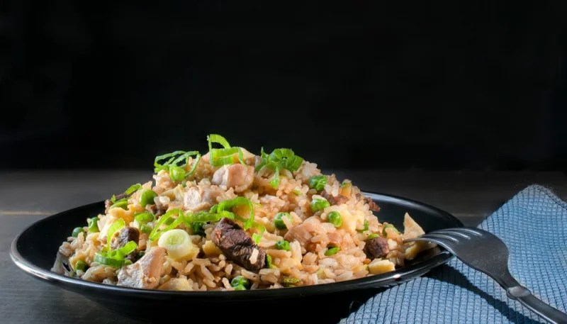 Riz cantonais au poulet