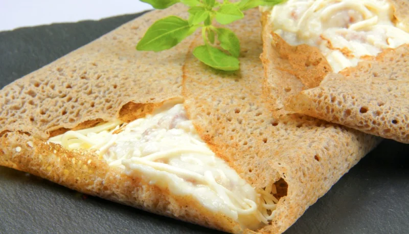 Crêpes bretonnes au fromage