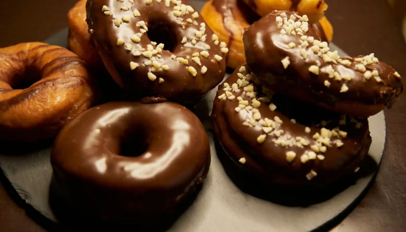 Donuts chocolat amandes