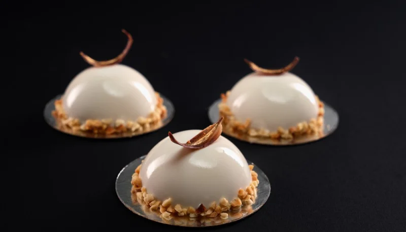 Glaçage miroir blanc