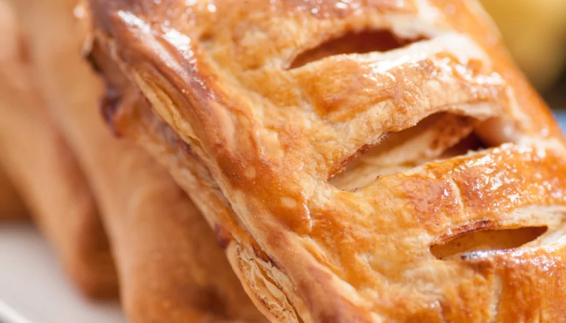 Jalousies aux pommes et à la crème de marron