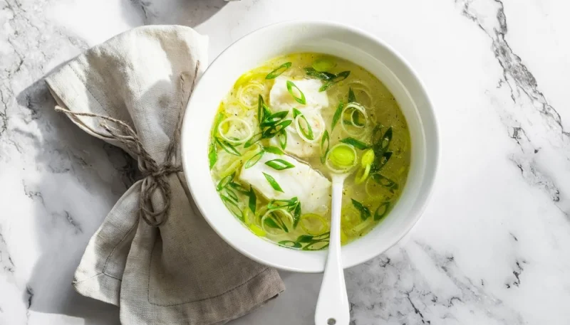 Ragoût de poissons aux poireaux