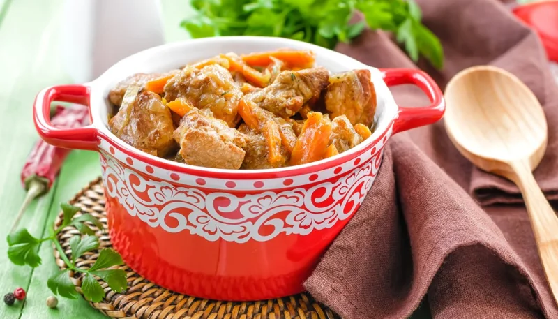 Sauté de veau aux carottes et à l’orange