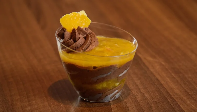 Crème dessert à l’orange et au chocolat