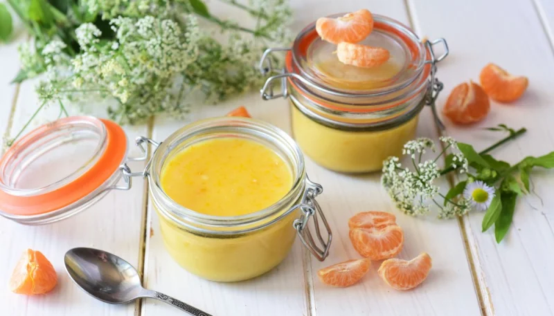 Crème dessert aux clémentines