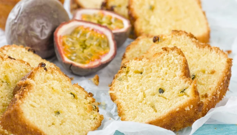 Gâteau moelleux aux fruits de la passion