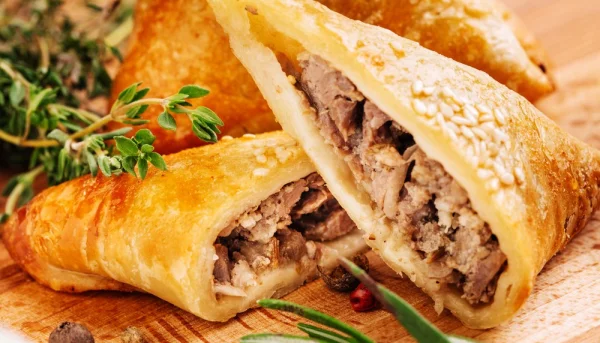 Gigot en croûte façon samossas