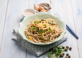One pot pasta au thon, citron et fines herbes