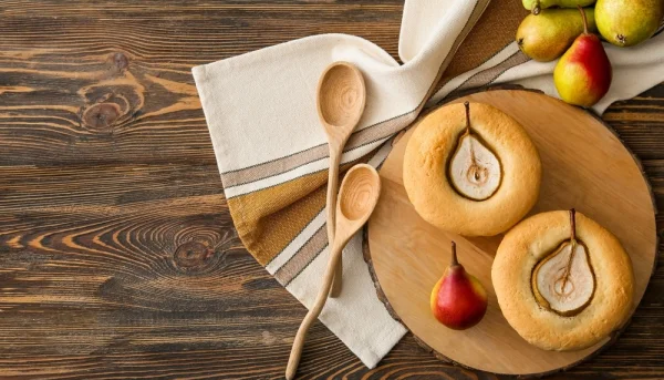 Poires en croûte